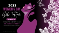 woman's day,women day,event,8 march Post sa Twitter template