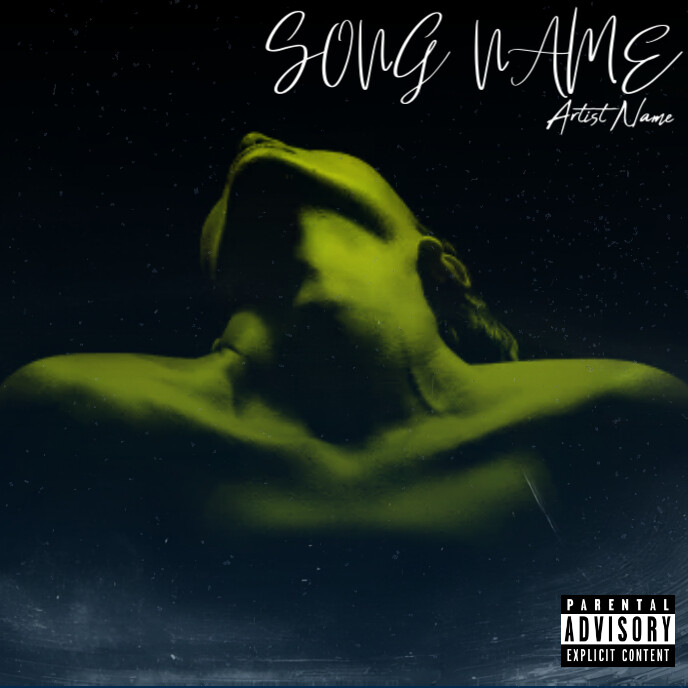 Woman  Album cover template