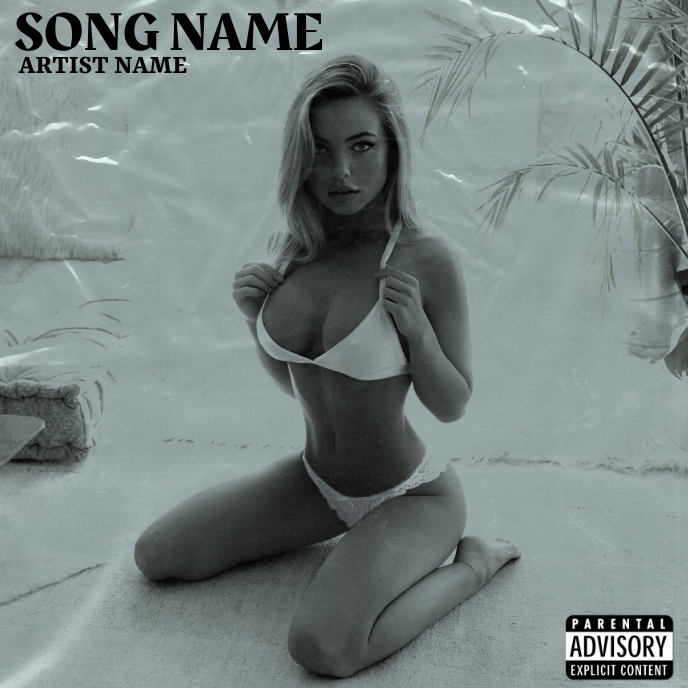 Woman  Album cover template