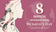 woman day, women's day, sale day, event Blog Header template