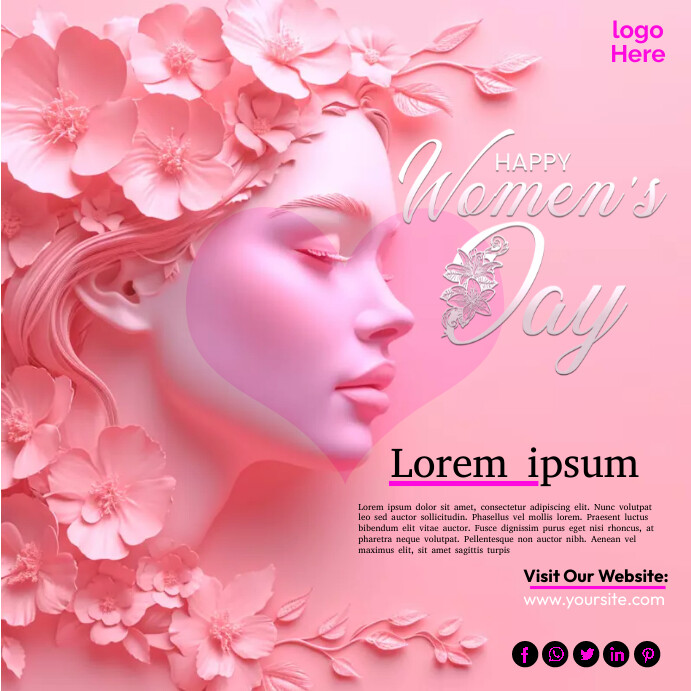 womans day Instagram Post template