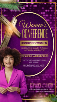 Women's Church Event Instagram Story template