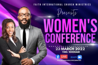 women's conference Etykieta template