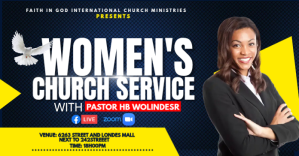 Черный Church Event Facebook-annonce Template