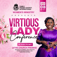 Women's Conference Flyer Template Pos Instagram