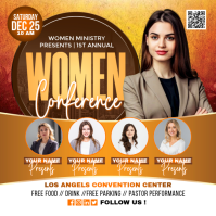 Women's Conference Instagram Post template