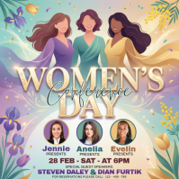 Women's Conference Instagram Post template