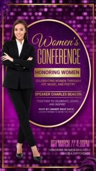 Women's Conference Instagram Story template