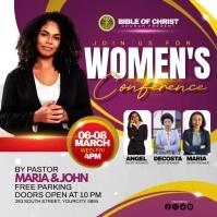 Women's Conference Template Persegi (1:1)
