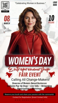women's day, event, celebration Instagram Story template