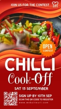 Chili cook off,event,festival Instagram Story template