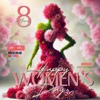 Women's Day 2025 Квадрат (1 : 1) template