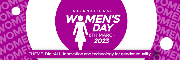 SIMPLE PURPLE WOMEN'S DAY BANNER Баннер 2 фута × 6 футов template