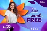 Women's Day Banner Póster template