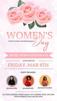WOMEN'S DAY BRUNCH EVENT DESIGN TEMPLATE Instagram Story