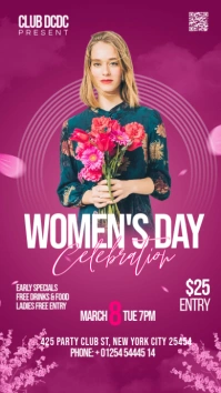 Women's Day Celebration ad Historia de Instagram template