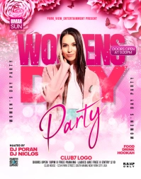 Women's Day Celebration ad Plakkaat/Muurbord template