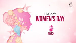Women's Day Celebration ad Message Twitter template