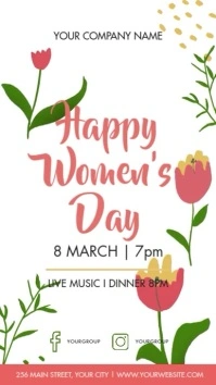 women's day celebration Instagram Story template