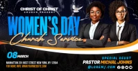 Women's Day church Conference Service ปกอีเวนต์บน Facebook template