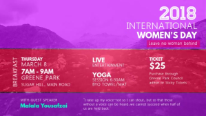 Lyserød International Women's Day Breakfast Event Facebook Cover Video Template