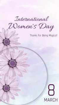 Women's day Instagram na Kuwento template