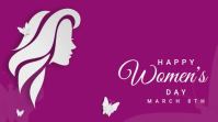 women's day Digital Display (16:9) template