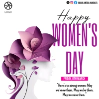 Women's Day Pos Instagram template