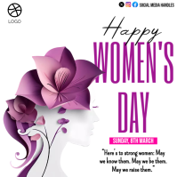 Women's Day โพสต์บน Instagram template