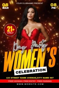 Women's Day Póster template