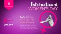Women's Day Event Facebook Cover Video template
