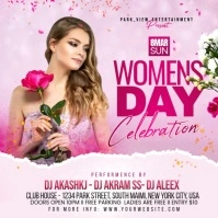 Women's Day Flyer สี่เหลี่ยมจัตุรัส (1:1) template