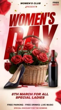 Women's day Instagram story template