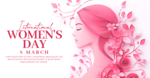Women's Day Poster delt Facebook-billede template