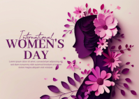 Women's Day Poster Template Postal