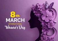 Women's Day Poster Template Postal