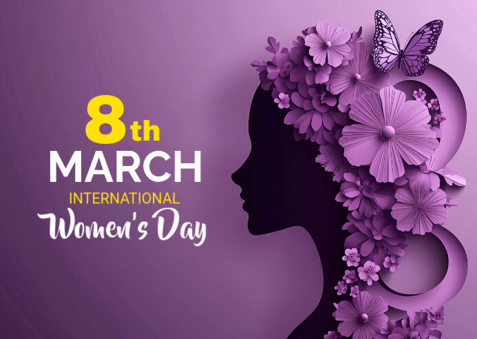 Women's Day Poster Template Postal