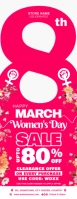 Women's Day Sale Door Hanger Template