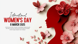 Women's Day Template Digitalt display (16:9)