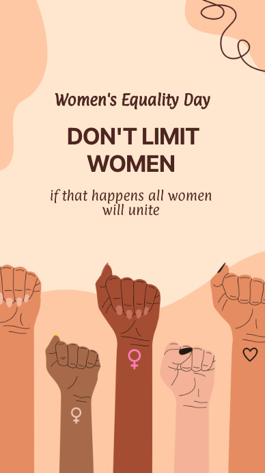 Women's Equality day Instagram Story template