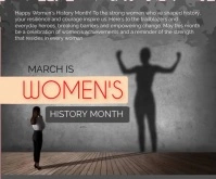 women's history Medium Rectangle template