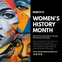 Women's History Month Instagram-Beitrag template