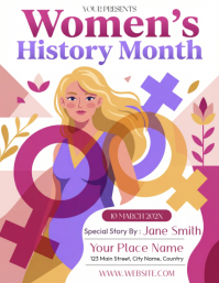 Women's History Month Flyer (us Letter) template