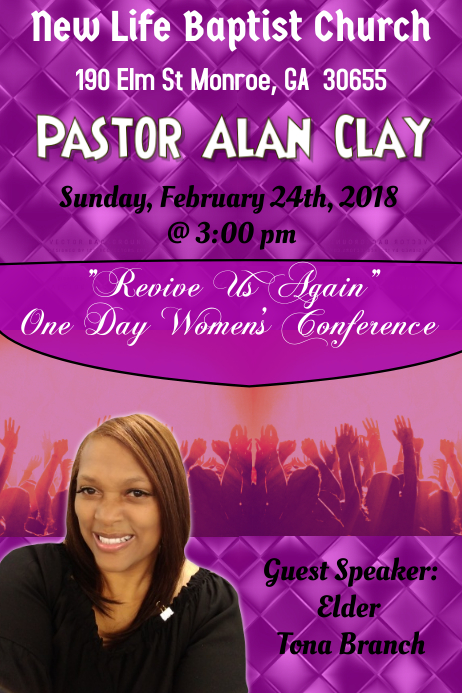 Women S Ministry Flyer Template Postermywall