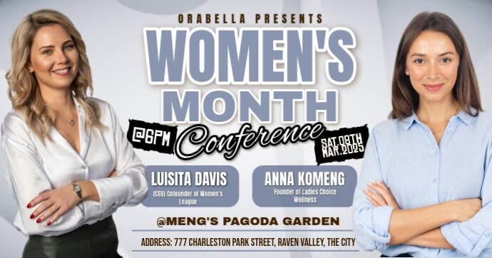 Women's Month Conference Imagem partilhada do Facebook template