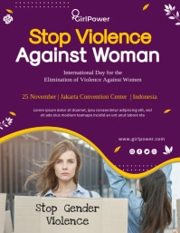 Women's Right Poster Flyer (US Letter) template