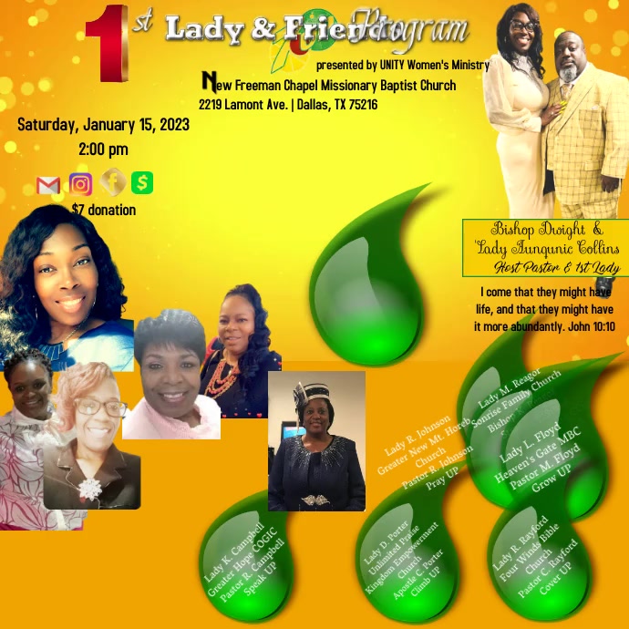 Women’s 7UP Program Template | PosterMyWall