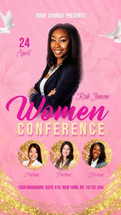 Women's Conference Instagram Story template