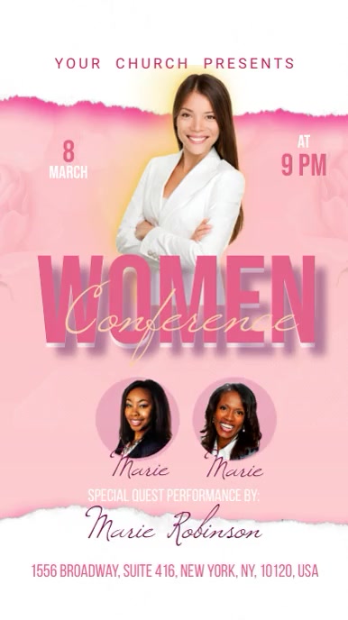 Women's Conference Instagram Story template