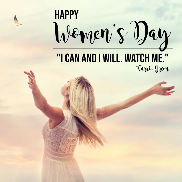Women's Day, Quote Template PosterMyWall